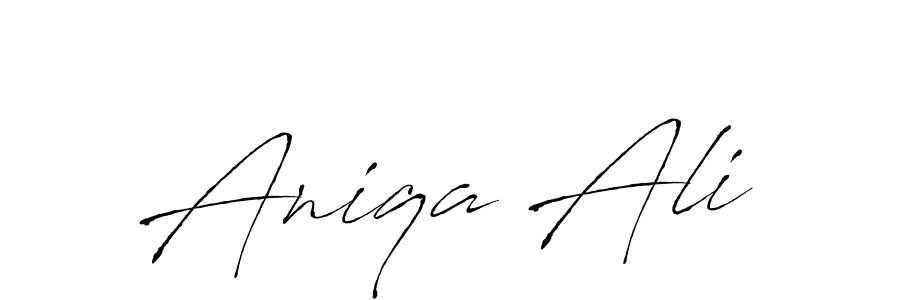 Also we have Aniqa Ali name is the best signature style. Create professional handwritten signature collection using Antro_Vectra autograph style. Aniqa Ali signature style 6 images and pictures png