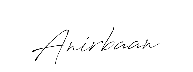 Make a beautiful signature design for name Anirbaan. With this signature (Antro_Vectra) style, you can create a handwritten signature for free. Anirbaan signature style 6 images and pictures png