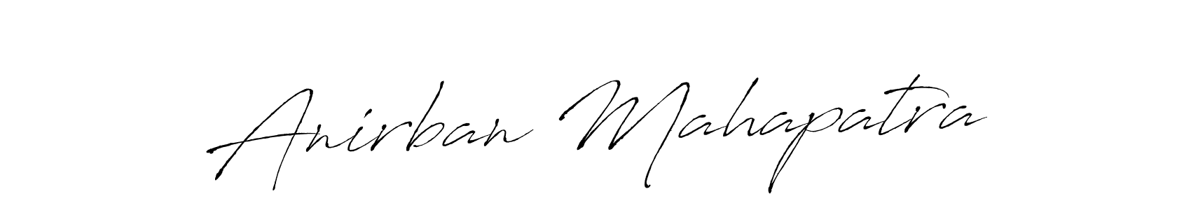 Make a beautiful signature design for name Anirban Mahapatra. With this signature (Antro_Vectra) style, you can create a handwritten signature for free. Anirban Mahapatra signature style 6 images and pictures png