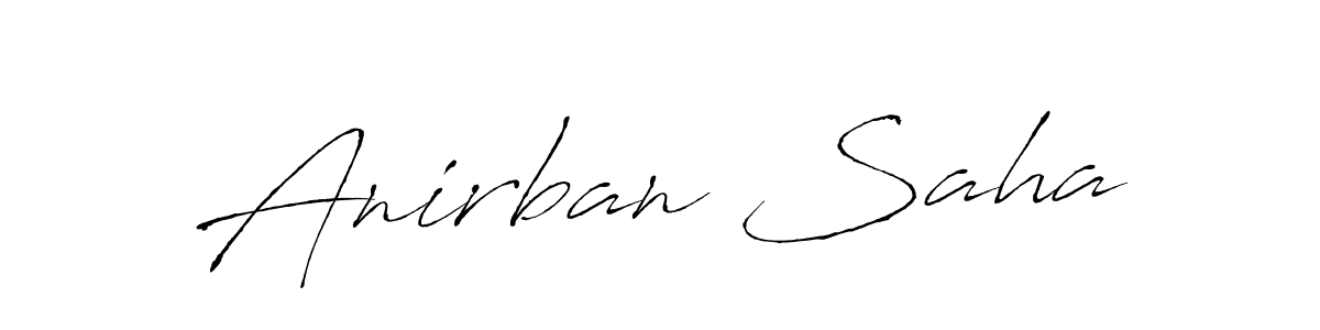 Design your own signature with our free online signature maker. With this signature software, you can create a handwritten (Antro_Vectra) signature for name Anirban Saha. Anirban Saha signature style 6 images and pictures png