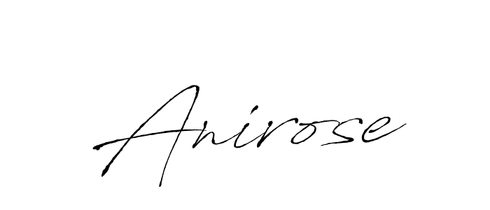 Make a beautiful signature design for name Anirose. With this signature (Antro_Vectra) style, you can create a handwritten signature for free. Anirose signature style 6 images and pictures png