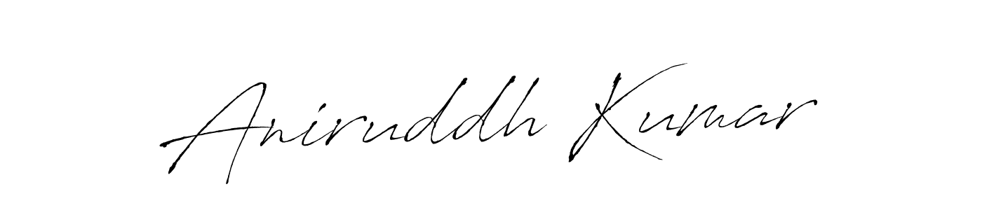 Aniruddh Kumar stylish signature style. Best Handwritten Sign (Antro_Vectra) for my name. Handwritten Signature Collection Ideas for my name Aniruddh Kumar. Aniruddh Kumar signature style 6 images and pictures png