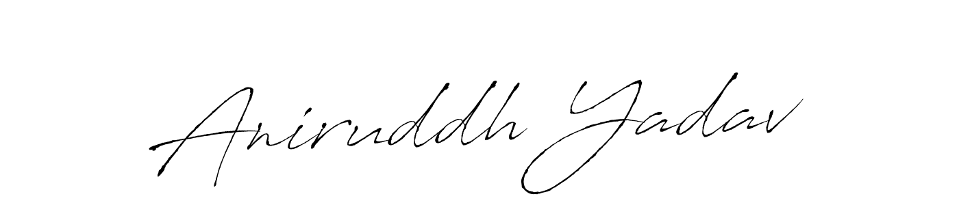 Also You can easily find your signature by using the search form. We will create Aniruddh Yadav name handwritten signature images for you free of cost using Antro_Vectra sign style. Aniruddh Yadav signature style 6 images and pictures png