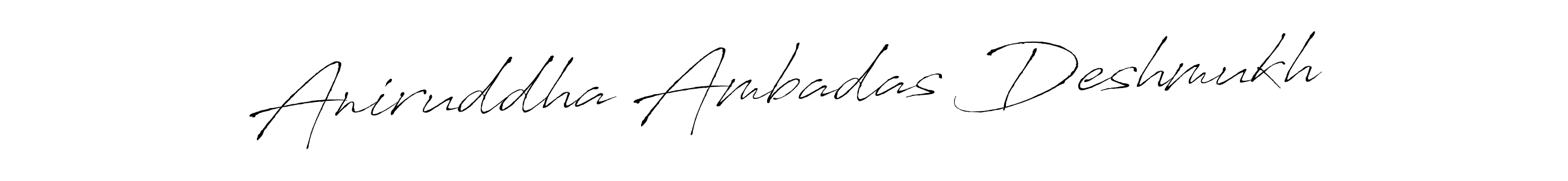 Aniruddha Ambadas Deshmukh stylish signature style. Best Handwritten Sign (Antro_Vectra) for my name. Handwritten Signature Collection Ideas for my name Aniruddha Ambadas Deshmukh. Aniruddha Ambadas Deshmukh signature style 6 images and pictures png