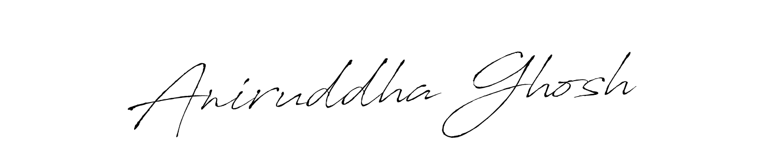 Aniruddha Ghosh stylish signature style. Best Handwritten Sign (Antro_Vectra) for my name. Handwritten Signature Collection Ideas for my name Aniruddha Ghosh. Aniruddha Ghosh signature style 6 images and pictures png