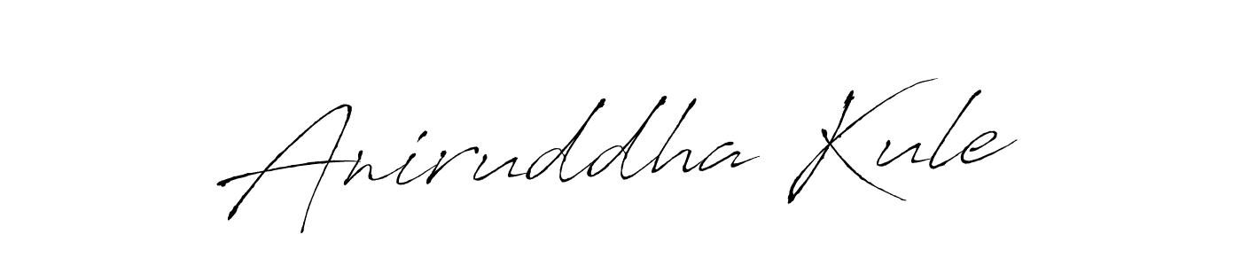 You should practise on your own different ways (Antro_Vectra) to write your name (Aniruddha Kule) in signature. don't let someone else do it for you. Aniruddha Kule signature style 6 images and pictures png