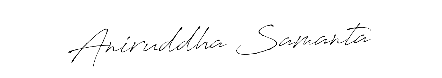 Also You can easily find your signature by using the search form. We will create Aniruddha Samanta name handwritten signature images for you free of cost using Antro_Vectra sign style. Aniruddha Samanta signature style 6 images and pictures png