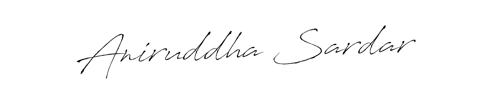 Aniruddha Sardar stylish signature style. Best Handwritten Sign (Antro_Vectra) for my name. Handwritten Signature Collection Ideas for my name Aniruddha Sardar. Aniruddha Sardar signature style 6 images and pictures png