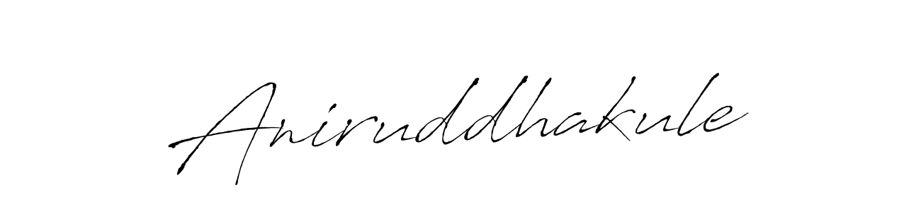 How to make Aniruddhakule signature? Antro_Vectra is a professional autograph style. Create handwritten signature for Aniruddhakule name. Aniruddhakule signature style 6 images and pictures png