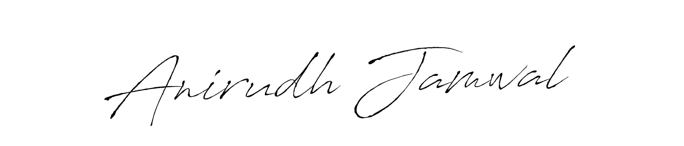 Anirudh Jamwal stylish signature style. Best Handwritten Sign (Antro_Vectra) for my name. Handwritten Signature Collection Ideas for my name Anirudh Jamwal. Anirudh Jamwal signature style 6 images and pictures png