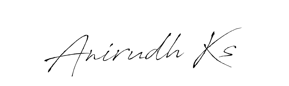 Use a signature maker to create a handwritten signature online. With this signature software, you can design (Antro_Vectra) your own signature for name Anirudh Ks. Anirudh Ks signature style 6 images and pictures png