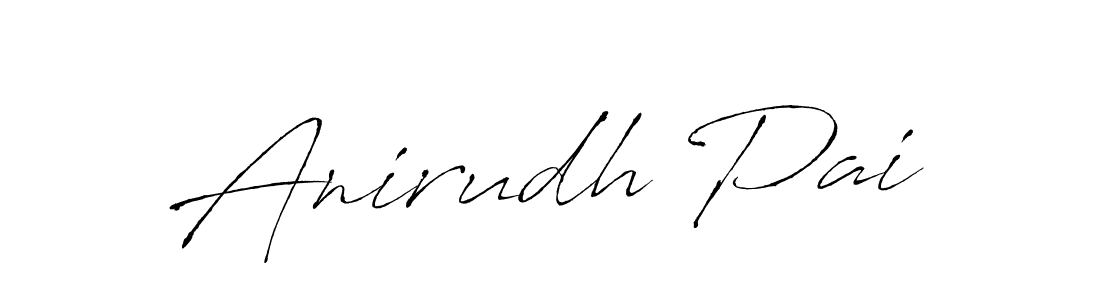 Also You can easily find your signature by using the search form. We will create Anirudh Pai name handwritten signature images for you free of cost using Antro_Vectra sign style. Anirudh Pai signature style 6 images and pictures png