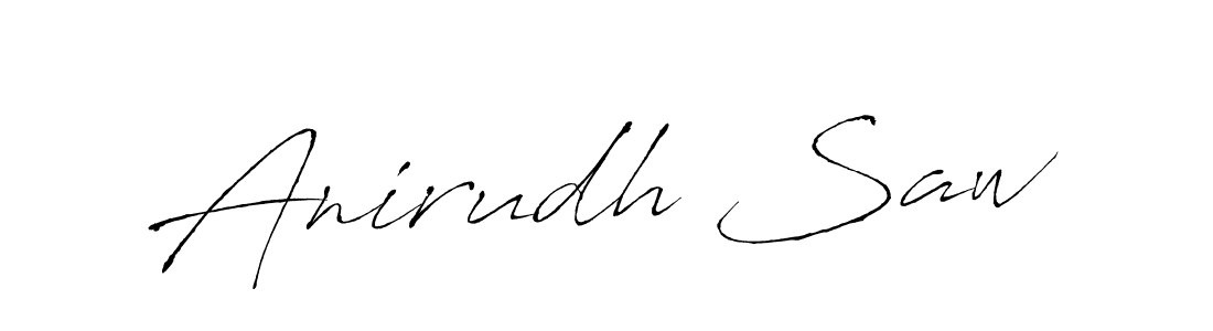 Anirudh Saw stylish signature style. Best Handwritten Sign (Antro_Vectra) for my name. Handwritten Signature Collection Ideas for my name Anirudh Saw. Anirudh Saw signature style 6 images and pictures png