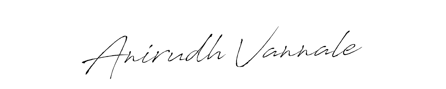 How to make Anirudh Vannale signature? Antro_Vectra is a professional autograph style. Create handwritten signature for Anirudh Vannale name. Anirudh Vannale signature style 6 images and pictures png