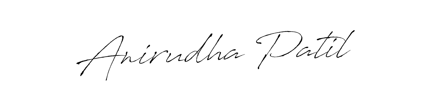 How to make Anirudha Patil signature? Antro_Vectra is a professional autograph style. Create handwritten signature for Anirudha Patil name. Anirudha Patil signature style 6 images and pictures png