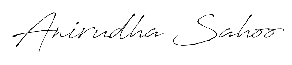 Elevate your brand with a stunning Anirudha Sahoo eSignature. The Antro_Vectra style provides a balanced, flowing aesthetic for everyday signing. Anirudha Sahoo signature style 6 images and pictures png