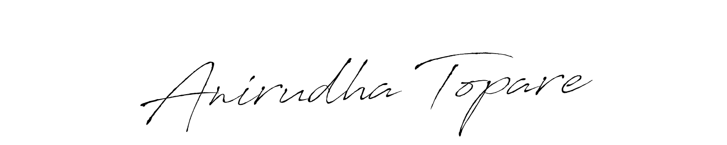 Similarly Antro_Vectra is the best handwritten signature design. Signature creator online .You can use it as an online autograph creator for name Anirudha Topare. Anirudha Topare signature style 6 images and pictures png