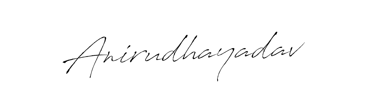 It looks lik you need a new signature style for name Anirudhayadav. Design unique handwritten (Antro_Vectra) signature with our free signature maker in just a few clicks. Anirudhayadav signature style 6 images and pictures png