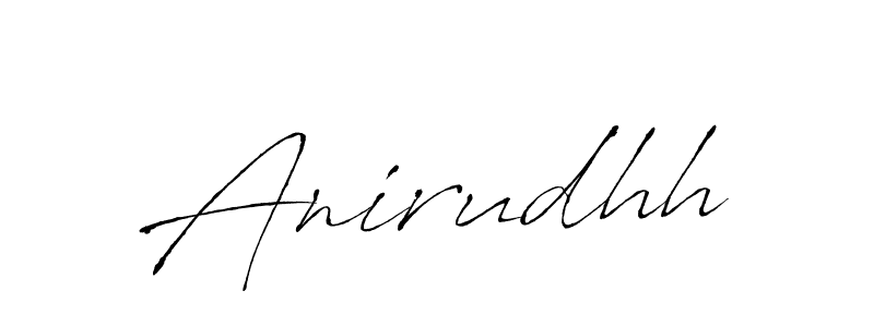 Make a beautiful signature design for name Anirudhh. Use this online signature maker to create a handwritten signature for free. Anirudhh signature style 6 images and pictures png