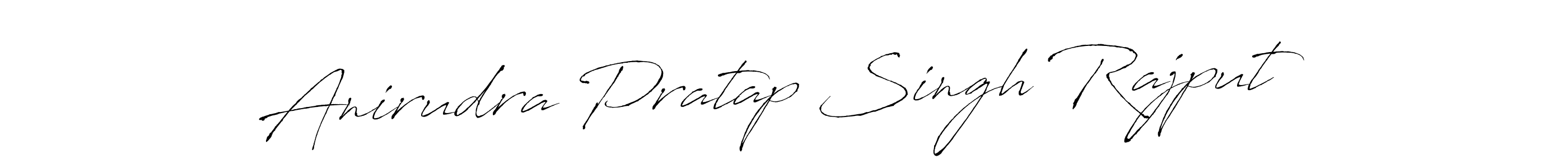 Make a beautiful signature design for name Anirudra Pratap Singh Rajput. With this signature (Antro_Vectra) style, you can create a handwritten signature for free. Anirudra Pratap Singh Rajput signature style 6 images and pictures png