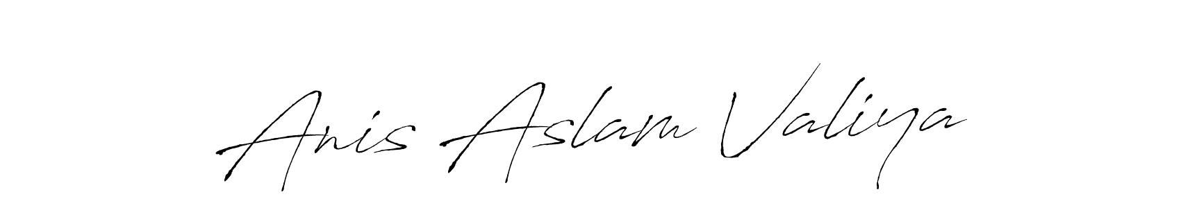 Use a signature maker to create a handwritten signature online. With this signature software, you can design (Antro_Vectra) your own signature for name Anis Aslam Valiya. Anis Aslam Valiya signature style 6 images and pictures png