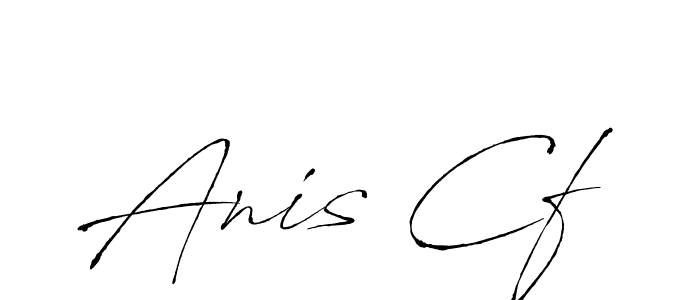 Anis Cf stylish signature style. Best Handwritten Sign (Antro_Vectra) for my name. Handwritten Signature Collection Ideas for my name Anis Cf. Anis Cf signature style 6 images and pictures png