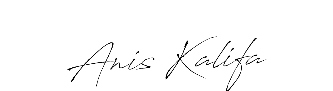 if you are searching for the best signature style for your name Anis Kalifa. so please give up your signature search. here we have designed multiple signature styles  using Antro_Vectra. Anis Kalifa signature style 6 images and pictures png