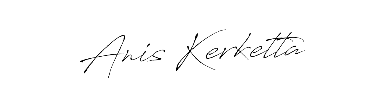 Make a beautiful signature design for name Anis Kerketta. With this signature (Antro_Vectra) style, you can create a handwritten signature for free. Anis Kerketta signature style 6 images and pictures png