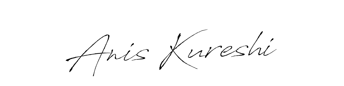 Make a beautiful signature design for name Anis Kureshi. With this signature (Antro_Vectra) style, you can create a handwritten signature for free. Anis Kureshi signature style 6 images and pictures png