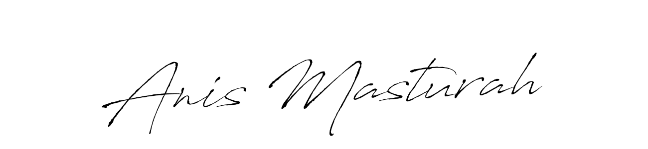 This is the best signature style for the Anis Masturah name. Also you like these signature font (Antro_Vectra). Mix name signature. Anis Masturah signature style 6 images and pictures png