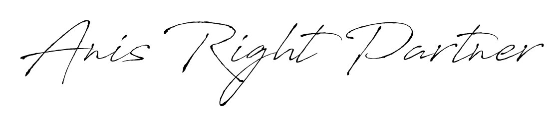 An effortless, minimalist signature concept for Anis Right Partner using Antro_Vectra design. Clean lines that look great on any document. Anis Right Partner signature style 6 images and pictures png