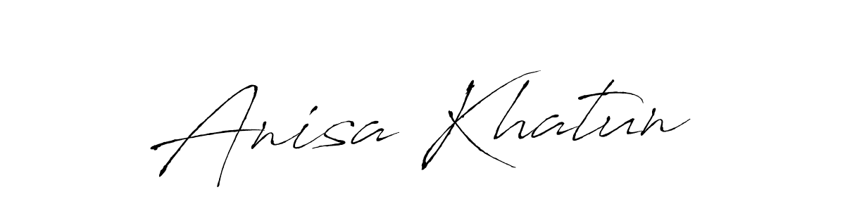 The best way (Antro_Vectra) to make a short signature is to pick only two or three words in your name. The name Anisa Khatun include a total of six letters. For converting this name. Anisa Khatun signature style 6 images and pictures png