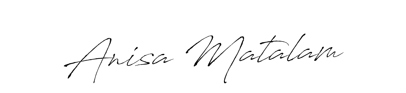 Here are the top 10 professional signature styles for the name Anisa Matalam. These are the best autograph styles you can use for your name. Anisa Matalam signature style 6 images and pictures png