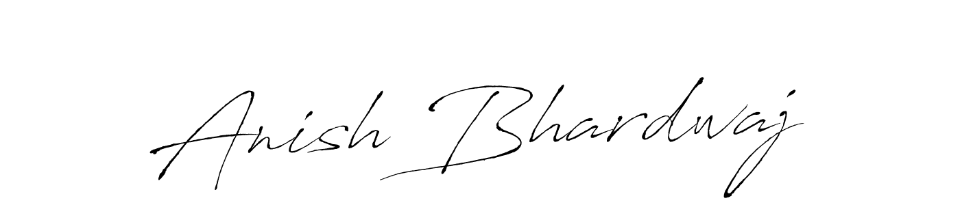 Make a beautiful signature design for name Anish Bhardwaj. With this signature (Antro_Vectra) style, you can create a handwritten signature for free. Anish Bhardwaj signature style 6 images and pictures png