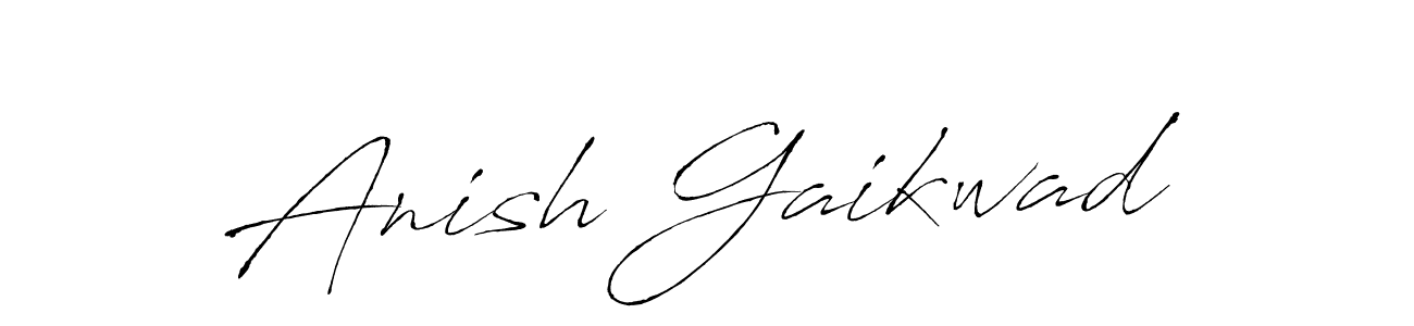 Also we have Anish Gaikwad name is the best signature style. Create professional handwritten signature collection using Antro_Vectra autograph style. Anish Gaikwad signature style 6 images and pictures png