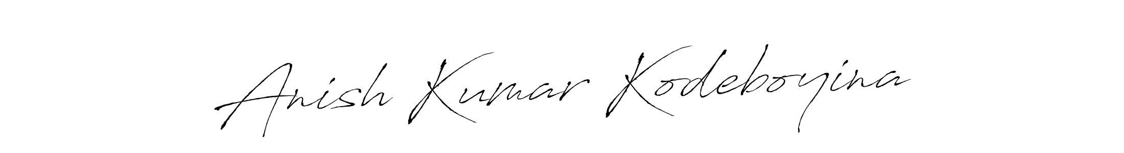You can use this online signature creator to create a handwritten signature for the name Anish Kumar Kodeboyina. This is the best online autograph maker. Anish Kumar Kodeboyina signature style 6 images and pictures png