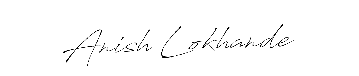 Use a signature maker to create a handwritten signature online. With this signature software, you can design (Antro_Vectra) your own signature for name Anish Lokhande. Anish Lokhande signature style 6 images and pictures png