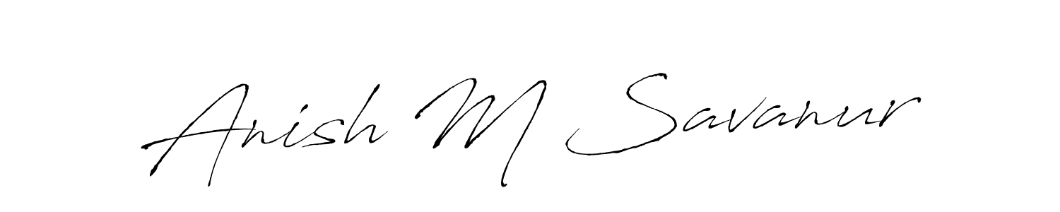 if you are searching for the best signature style for your name Anish M Savanur. so please give up your signature search. here we have designed multiple signature styles  using Antro_Vectra. Anish M Savanur signature style 6 images and pictures png