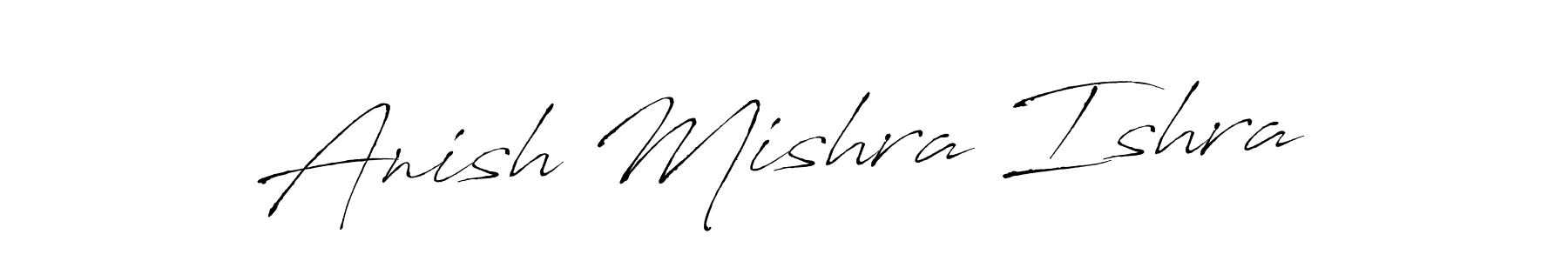 Anish Mishra Ishra stylish signature style. Best Handwritten Sign (Antro_Vectra) for my name. Handwritten Signature Collection Ideas for my name Anish Mishra Ishra. Anish Mishra Ishra signature style 6 images and pictures png