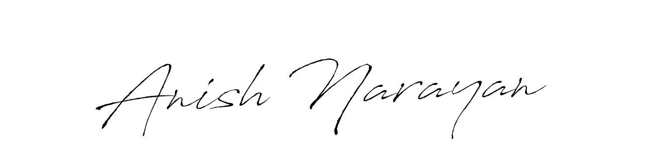 Also You can easily find your signature by using the search form. We will create Anish Narayan name handwritten signature images for you free of cost using Antro_Vectra sign style. Anish Narayan signature style 6 images and pictures png