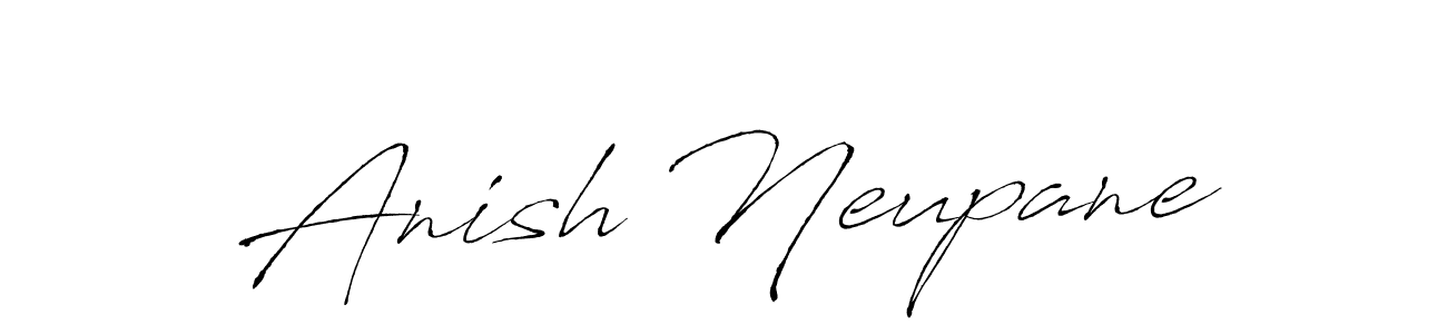 You should practise on your own different ways (Antro_Vectra) to write your name (Anish Neupane) in signature. don't let someone else do it for you. Anish Neupane signature style 6 images and pictures png