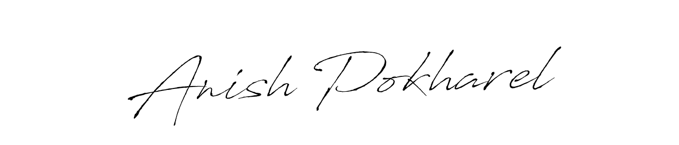 Use a signature maker to create a handwritten signature online. With this signature software, you can design (Antro_Vectra) your own signature for name Anish Pokharel. Anish Pokharel signature style 6 images and pictures png