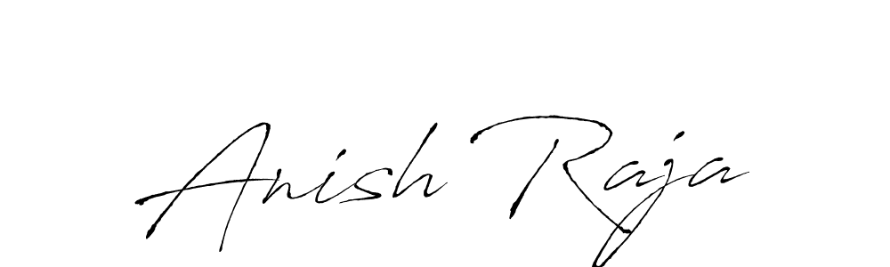 Create a beautiful signature design for name Anish Raja. With this signature (Antro_Vectra) fonts, you can make a handwritten signature for free. Anish Raja signature style 6 images and pictures png