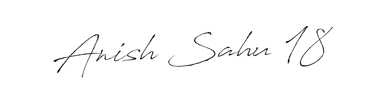 Antro_Vectra is a professional signature style that is perfect for those who want to add a touch of class to their signature. It is also a great choice for those who want to make their signature more unique. Get Anish Sahu 18 name to fancy signature for free. Anish Sahu 18 signature style 6 images and pictures png