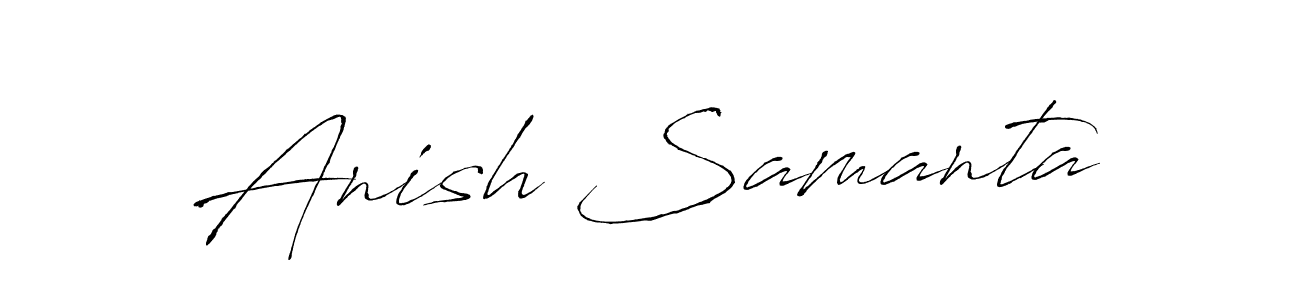 Similarly Antro_Vectra is the best handwritten signature design. Signature creator online .You can use it as an online autograph creator for name Anish Samanta. Anish Samanta signature style 6 images and pictures png