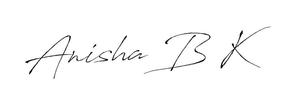 How to make Anisha B K signature? Antro_Vectra is a professional autograph style. Create handwritten signature for Anisha B K name. Anisha B K signature style 6 images and pictures png