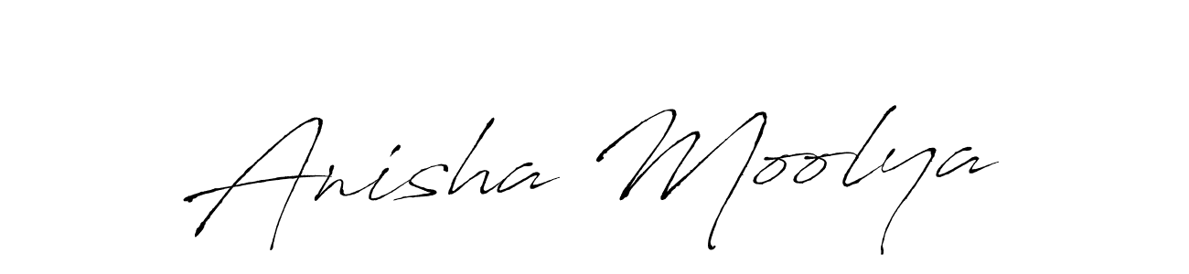 Also You can easily find your signature by using the search form. We will create Anisha Moolya name handwritten signature images for you free of cost using Antro_Vectra sign style. Anisha Moolya signature style 6 images and pictures png