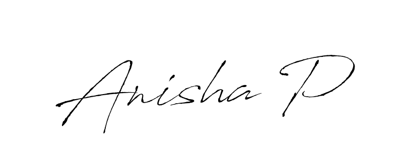 Make a beautiful signature design for name Anisha P. With this signature (Antro_Vectra) style, you can create a handwritten signature for free. Anisha P signature style 6 images and pictures png