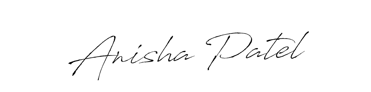Design your own signature with our free online signature maker. With this signature software, you can create a handwritten (Antro_Vectra) signature for name Anisha Patel. Anisha Patel signature style 6 images and pictures png