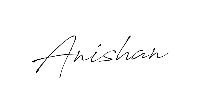 How to make Anishan name signature. Use Antro_Vectra style for creating short signs online. This is the latest handwritten sign. Anishan signature style 6 images and pictures png